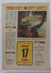 17 Aralık 1982 Takvim Yaprağı - Doğum Günü Hediyesi EFM(N)7322 - Gökçekoleksiyon