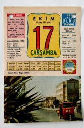 17 Ekim 1979 Takvim Yaprağı -Doğum Günü Hediyesi EFM(N)6482 - Gökçekoleksiyon