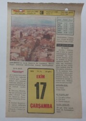 17 Ekim 1979 Takvim Yaprağı - Doğum Günü Hediyesi EFM(N)7367 - Gökçekoleksiyon