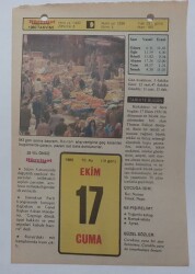 17 Ekim 1980 Takvim Yaprağı - Doğum Günü Hediyesi EFM(N)7083 - Gökçekoleksiyon