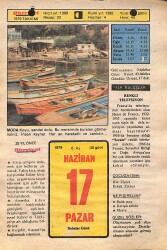 17 Haziran 1979 Takvim Yaprağı - Doğum Günü Hediyesi EFMN14455 - Gökçekoleksiyon