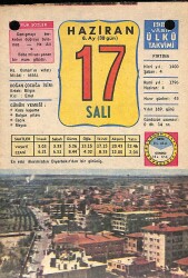 17 Haziran 1980 Takvim Yaprağı - Doğum Günü Hediyesi EFM(N)9134 - Gökçekoleksiyon