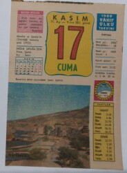 17 Kasım 1989 Takvim Yaprağı - Doğum Günü Hediyesi EFM(N)6755 - Gökçekoleksiyon