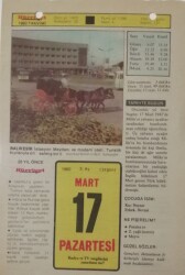 17 Mart 1980 Takvim Yaprağı - Doğum Günü Hediyesi EFM(N)7655 - Gökçekoleksiyon