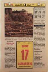 17 Şubat 1979 Takvim Yaprağı - Doğum Günü Hediyesi EFM(N)7593 - Gökçekoleksiyon