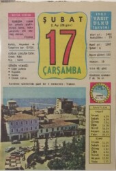 17 Şubat 1982 Takvim Yaprağı - Doğum Günü Hediyesi EFM(N)7727 - Gökçekoleksiyon