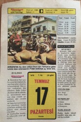 17 Temmuz 1978 Takvim Yaprağı - Doğum Günü Hediyesi EFM(N)9388 - Gökçekoleksiyon