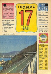 17 Temmuz 1979 Takvim Yaprağı - Doğum Günü Hediyesi EFM(N)12473 - Gökçekoleksiyon