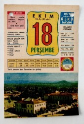 18 Ekim 1979 Takvim Yaprağı -Doğum Günü Hediyesi EFM(N)6483 - Gökçekoleksiyon