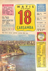 18 Mayıs 1983 Takvim Yaprağı - Doğum Günü Hediyesi EFMN15114 - Gökçekoleksiyon