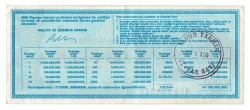 19 Ağustos 1991 Çeyrek Bilet PYB4292 - 2