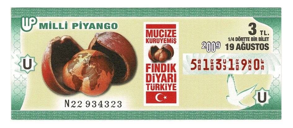 19 Ağustos 2009 (14) Dörtte Bir Bilet PYB4642 - 1