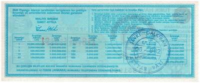 19 Ekim 1994 Çeyrek Bilet PYB3002 - 2