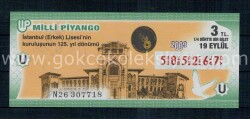 19 Eylül 2009 Çeyrek Bilet PYB1341 - Gökçekoleksiyon