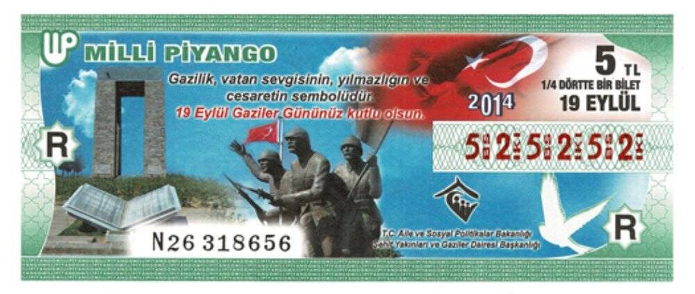 19 Eylül 2014 Varyete (14) Dörttebir Bilet Çil PYB3792 - 1