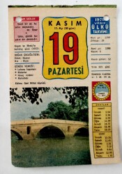 19 Kasım 1979 Takvim Yaprağı -Doğum Günü Hediyesi EFM(N)6515 - Gökçekoleksiyon