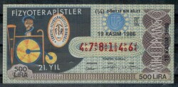 19 Kasım 1986 Çeyrek Bilet PYB246 - Gökçekoleksiyon