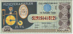 19 Kasım 1986 Çeyrek Bilet PYB3271 - Gökçekoleksiyon