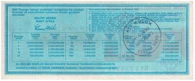 19 Kasım 1994 Çeyrek Bilet PYB2998 - 2