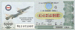 19 Kasım 1995 Piyango Bileti Dörtte Bir Bilet PYB6724 - Gökçekoleksiyon