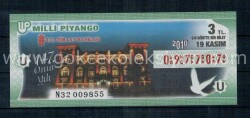 19 Kasım 2010 Çeyrek Bilet PYB1365 - Gökçekoleksiyon