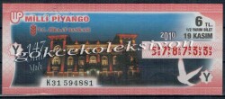 19 Kasım 2010 Yarım Bilet PYB2588 - Gökçekoleksiyon