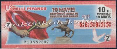 19 Mayıs 2012 Yarım Bilet PYB2489 - 1