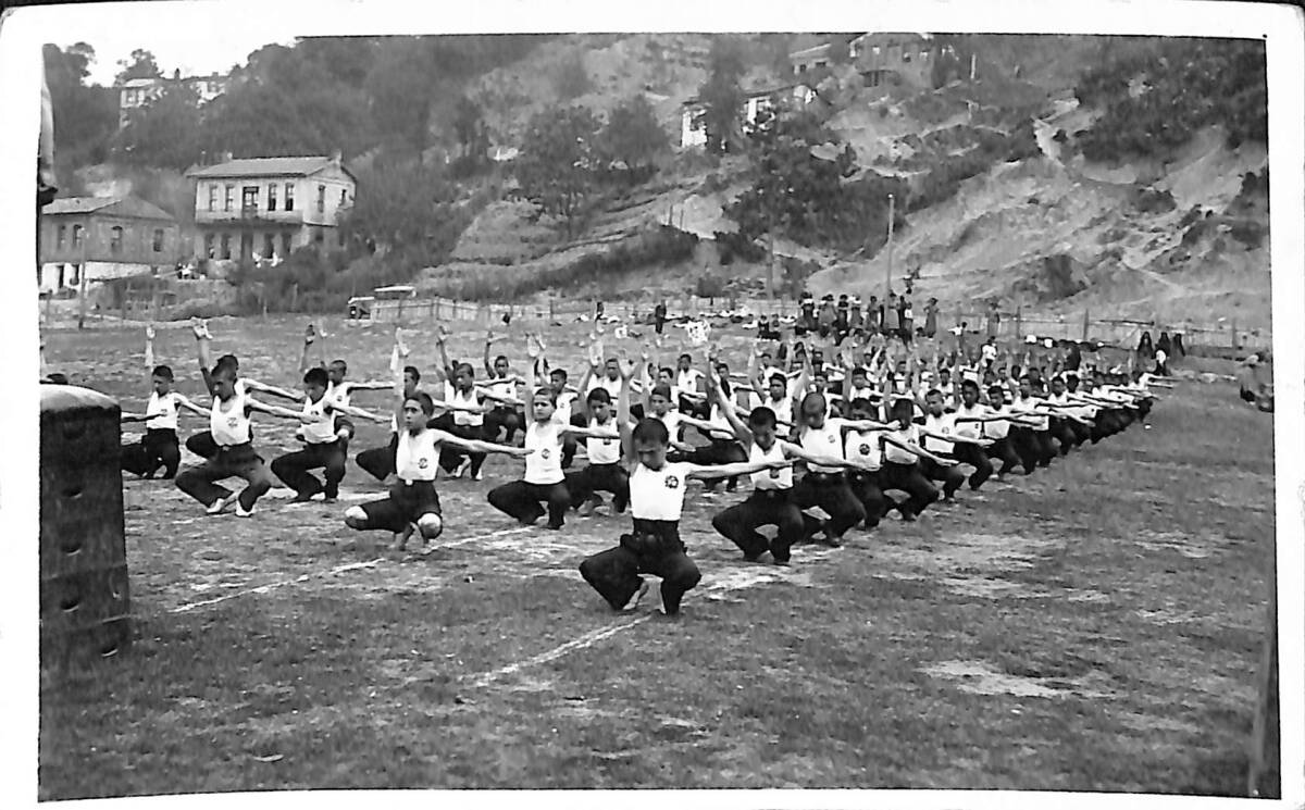 19 Mayıs Jimnastik Bayramı Gösterilerine Ait Orijinal Fotokart , 1934 FT14 - 1
