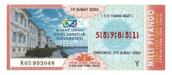 19 Ocak 2005 (12) Yarım Bilet PYB4772 - Gökçekoleksiyon