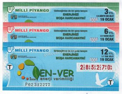 19 Ocak 2008 Takım Bilet PYB845 - 1