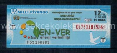 19 Ocak 2008 Tam Bilet PYB1379 - 1