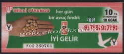 19 Ocak 2014 Yarım Bilet PYB2405 - Gökçekoleksiyon
