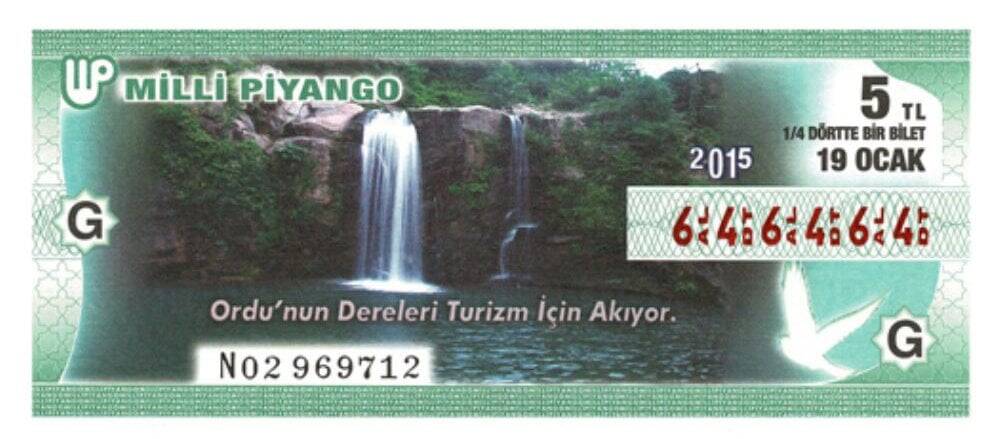 19 Ocak 2015 Varyete (14) Dörttebir Bilet Çil PYB3795 - 1