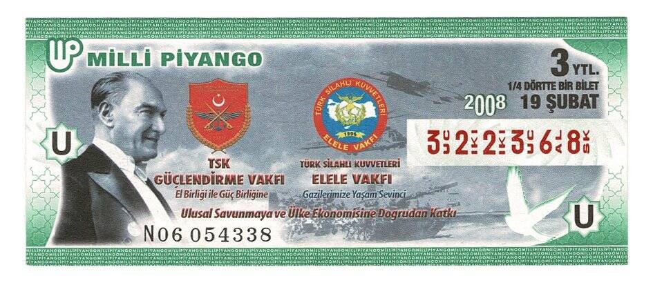 19 Şubat 2008 (14) Dörtte Bir Bilet PYB4704 - 1