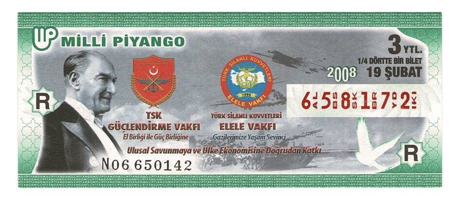19 Şubat 2008 (14) Dörtte Bir Bilet PYB4705 - 1