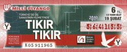19 Şubat 2010 (Y) Makine Tanıtım Grubu (12) Yarım Bilet PYB5836 - Gökçekoleksiyon