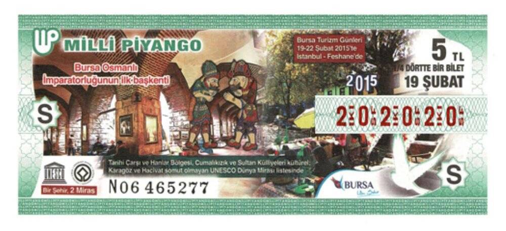 19 Şubat 2015 Varyete (14) Dörttebir Bilet Çil PYB3800 - 1