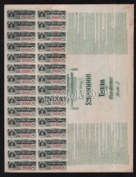 1908 Banco Central Mexicano Hisse Senedi 21,000,000 Dolar HSS216 - 2