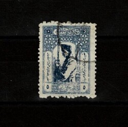 1922 Anadolu Hükümeti Cenova Baskı Nöbetteki Savaşçı Asker 5 Kuruş - MNH PPT2590 - Gökçekoleksiyon