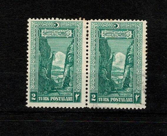 1926 Üçüncü Londra Baskısı Sakarya Geçidi 2 Kuruş İkili Yatay Blok - MNH PPT2594 - 1