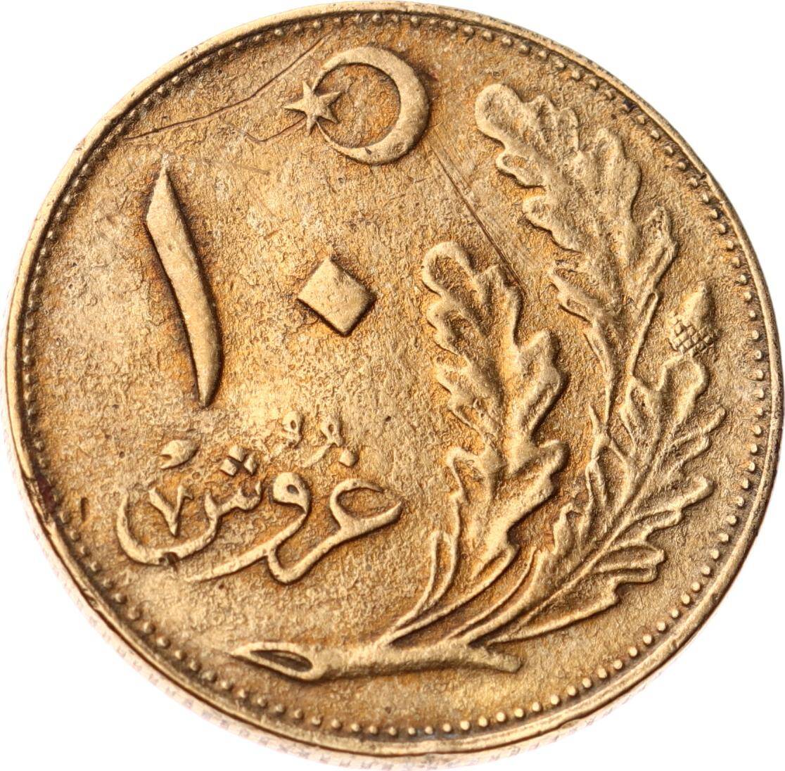 1926 Yılı 10 Kuruş - ÇT/ÇÇT TCM3300 - 2