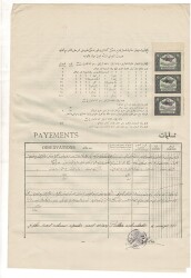 1929 Yılı Osmanlıca ve Fransızca İcar ve İsticar Mukavelenamesi (2 Sayfa) OSM69 - 2