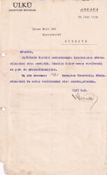 1934 Ülkü Halkevleri Mecmuasından İhsan Kayaya (Kırtasiyeci) İmzalı Yazışma EFM(N)8215 - Gökçekoleksiyon