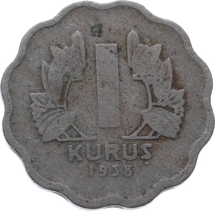 1938 1 Kuruş Haliyle TCM2962 - 1