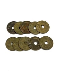 T.Cumhuriyeti 2½ Kuruş 10 Adet Lot Haliyle TCM2998 - Gökçekoleksiyon