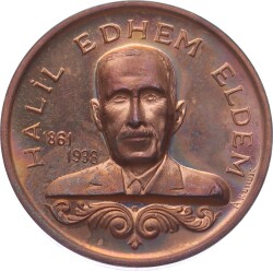 1979 Halil Edhem Eldem Hatıra Bronz Madalyon MVM1181 - Gökçekoleksiyon