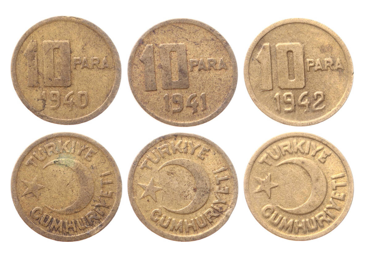 1940/41/41 Yılları 10 Para Lotu (3 Adet) TCM3357 - 1