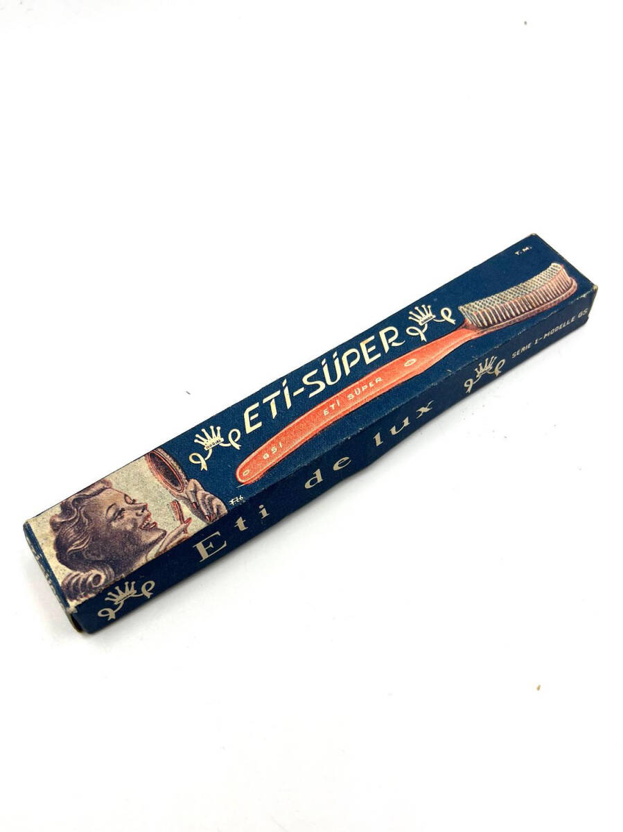 1940'lar Eti-Süper Diş Fırçası Boş Kutu AOB4201 (N) - 1