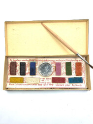 1940'lar Prenses Marka Sulu Boya Metal Kovacıklı AOB4200 (N) - 2