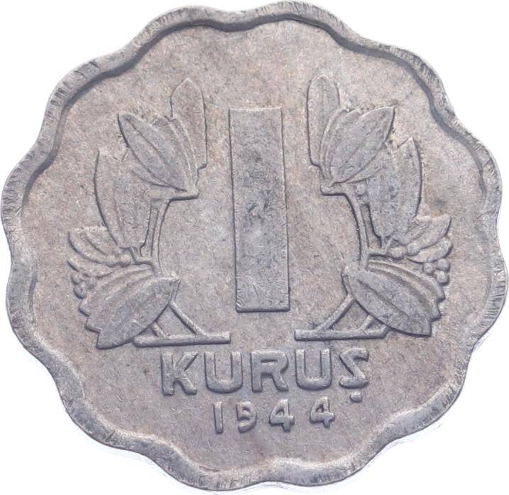 1944 Yılı 1 Kuruş ÇÇT TCM3108 - 3